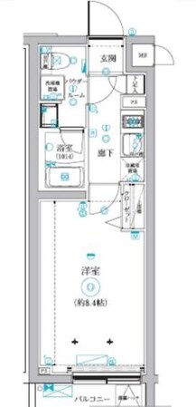 リルシア氷川台の物件間取画像